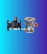 شیر  تخلیه بال ولو (توپی) چدنی دو سر فلنچ - تصویر 2